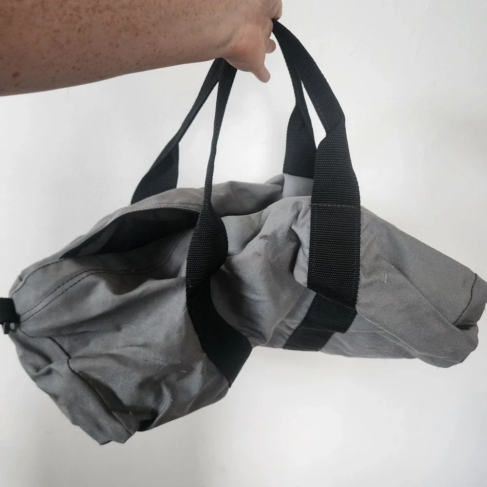 Vintage Outdoor Products Gray Duffle Bag Made in USA